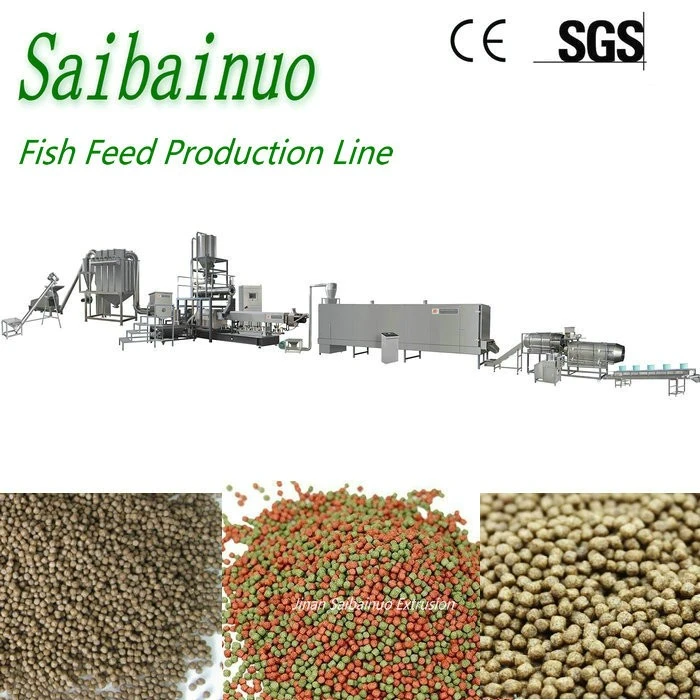 Fish Feed Pellet Machine Extruder Production Line