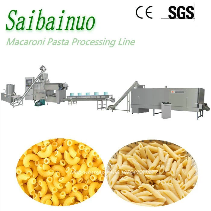 Italian Pasta Product Line Macaroni Making Machine